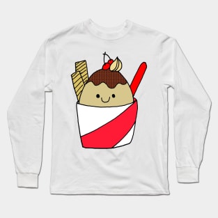 Cute Ice Cream Long Sleeve T-Shirt